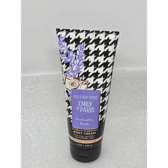Bath & Body Works Emily In Paris Lavender Luxe Body Cream 8 Oz Hyaluronic Acid - Picture 1 of 2